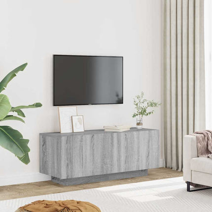 TV-bänk grå sonoma 100x35x40 cm konstruerat trä