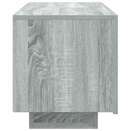 TV-bänk grå sonoma 100x35x40 cm konstruerat trä