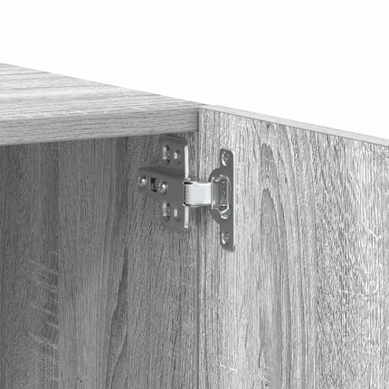TV-bänk grå sonoma 100x35x40 cm konstruerat trä