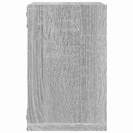 Vägg hyllor 4 pcs Grå Sonoma 26 x 15 x 26 cm Konstruerat trä