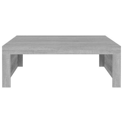 Soffbord grå sonoma 100x100x35 cm konstruerat trä