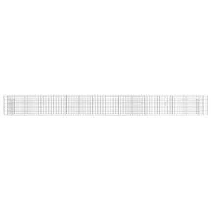 Planteringsgabion galvaniserat järn 540x50x50 cm