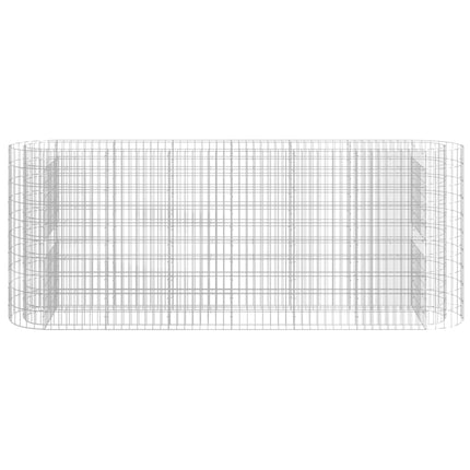 Planteringsgabion galvaniserat järn 260x50x100 cm