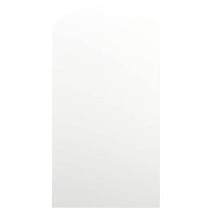 Spegel med LED-lampor 90x45 cm glas valvformad (335864+326089)