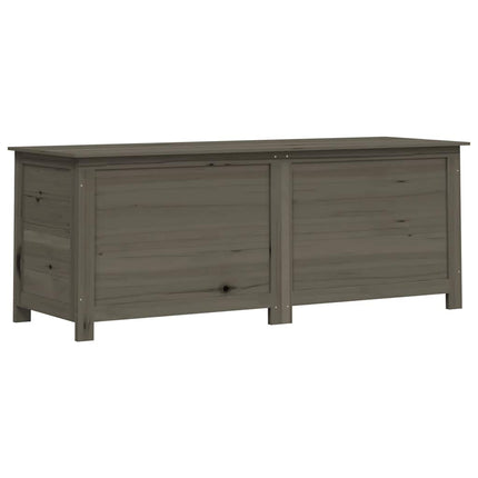 Dynbox för trädgården antracit 150x50x56 cm massivt granträ