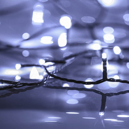 Ljusslinga med 150 LED kallvit 15 m PVC