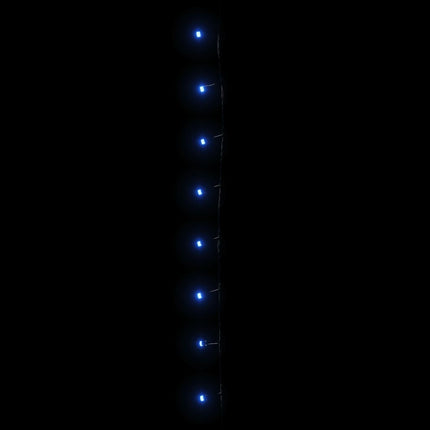 Ljusslinga med 150 LED blå 15 m PVC