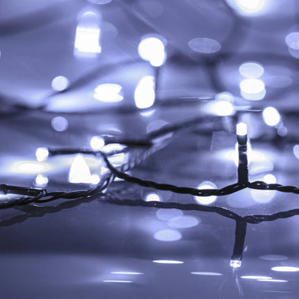 Ljusslinga med 300 LED kallvit 30 m PVC