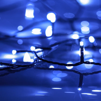 Ljusslinga med 600 LED blå 60 m PVC