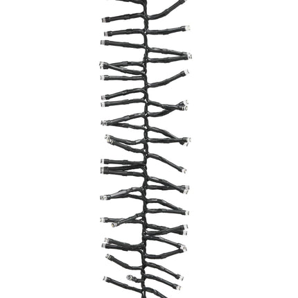 Ljusslinga med 400 LED cluster kallvit PVC