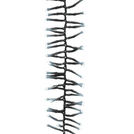Ljusslinga med 1000 LED cluster kallvit PVC