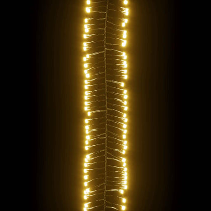 Ljusslinga med 2000 LED cluster varmvit PVC