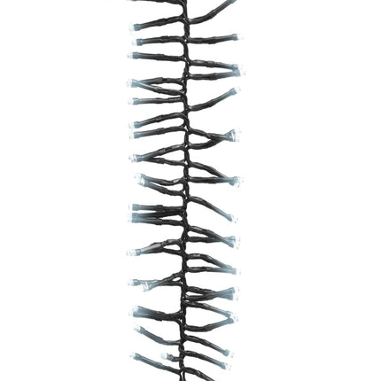 Ljusslinga med 2000 LED cluster kallvit PVC