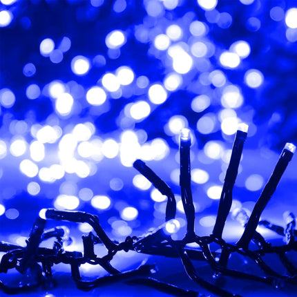 Ljusslinga med 3000 LED cluster blå PVC