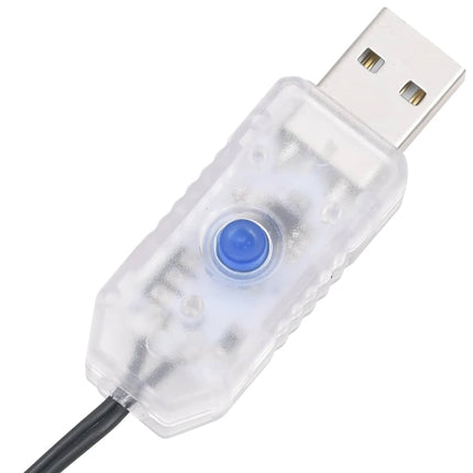 Kompakt ljusslinga med 400 LED flerfärgad pastell 13 m PVC