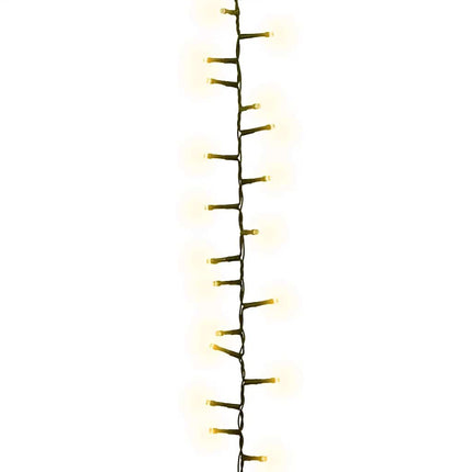 Kompakt ljusslinga med 2000 LED kompakt varmvit 45 m PVC