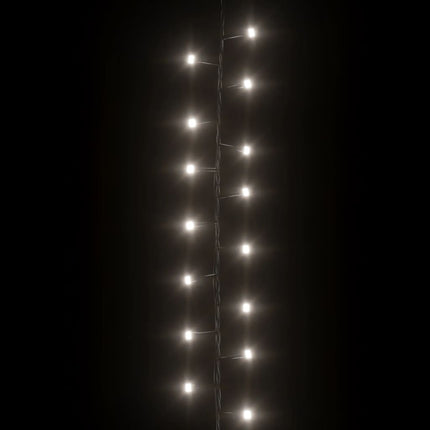 Kompakt ljusslinga med 3000 LED kallvit 65 m PVC
