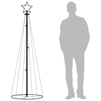Julgranskon kallvit 108 LEDs 70x180 cm