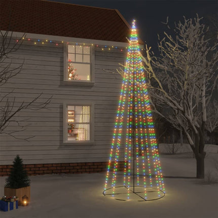 Julgranskon färgglad 732 LEDs 160x500 cm