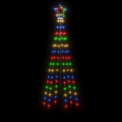 Julgran med markspett 108 färgglada lysdioder 180 cm