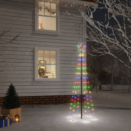 Julgran med markspett 108 färgglada lysdioder 180 cm
