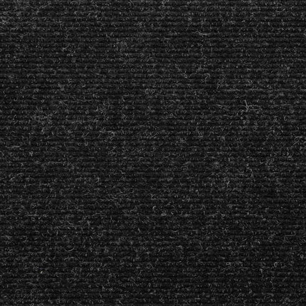 Trappstegsmattor självhäftande 15 st 65x24,5x3,5 cm antracit