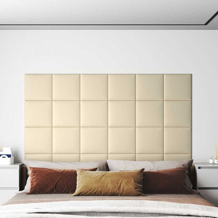 Väggpaneler 12 St Konstläder 3,24 M²