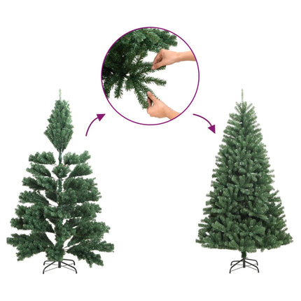Smal plastgran med fot 240 cm PE