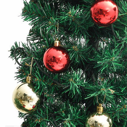 Julkaktus med fot LED grön 150 cm PVC