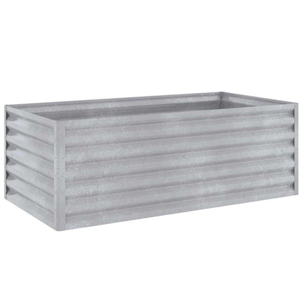 Upphöjd trädgårdsbädd 100x50x36 cm cortenstål