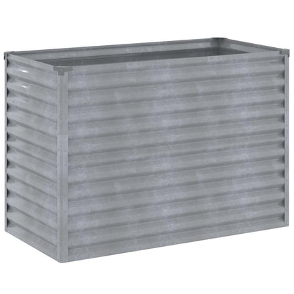 Upphöjd trädgårdsbädd 100x50x69 cm cortenstål