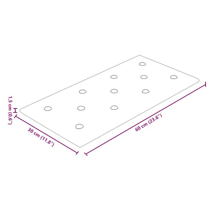 Väggpaneler 12 St Konstläder 2,16 M²
