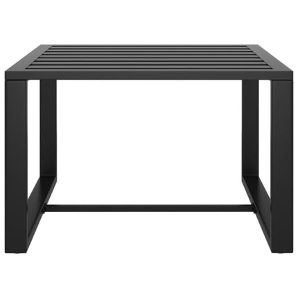 Loungegrupp för trädgården 3 delar med dynor aluminium antracit