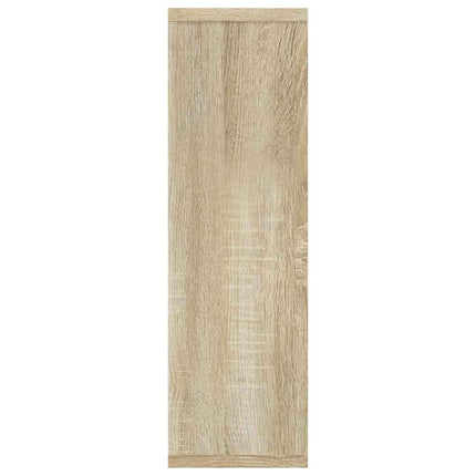 Vägghylla sonoma-ek 85x16x52,5 cm konstruerat trä