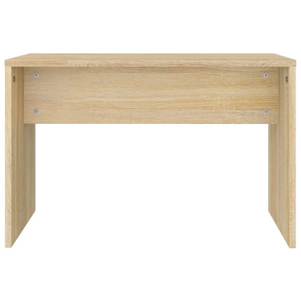 Sminkpall sonoma-ek 70x35x45 cm konstruerat trä