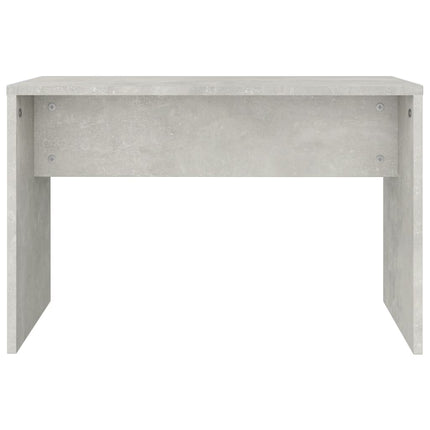Sminkpall betonggrå 70x35x45 cm konstruerat trä
