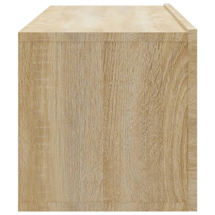 Väggmonterade tv-bänkar 2 st 100x30x30 cm konstruerat trä