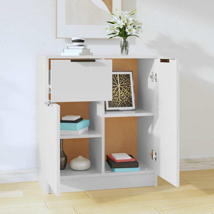 Skänk vit 60x30x70 cm konstruerat trä