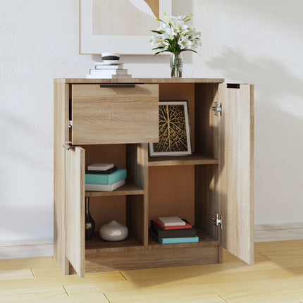 Skänk sonoma-ek 60x30x70 cm konstruerat trä