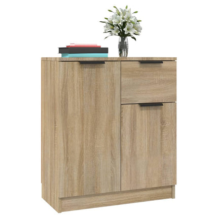 Skänk sonoma-ek 60x30x70 cm konstruerat trä
