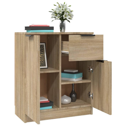 Skänk sonoma-ek 60x30x70 cm konstruerat trä