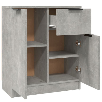 Skänk betonggrå 60x30x70 cm konstruerat trä