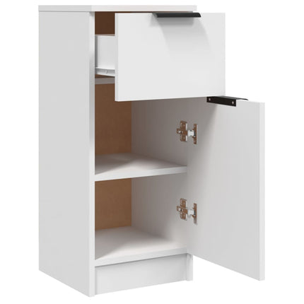 Skåp vit 30x30x70 cm konstruerat trä