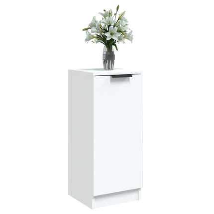 Skåp vit 30x30x70 cm konstruerat trä