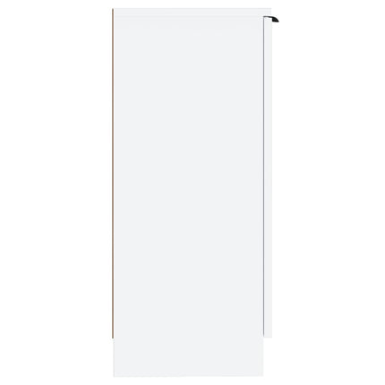 Skåp vit 30x30x70 cm konstruerat trä