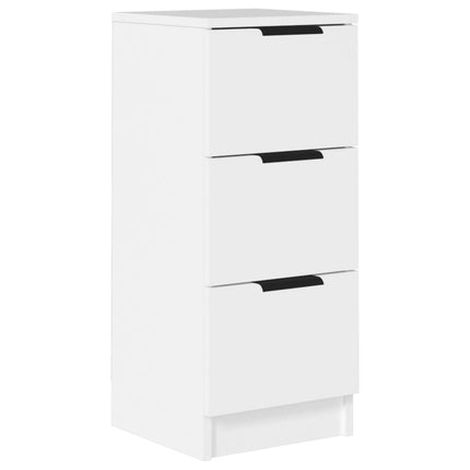 Skåp vit 30x30x70 cm konstruerat trä