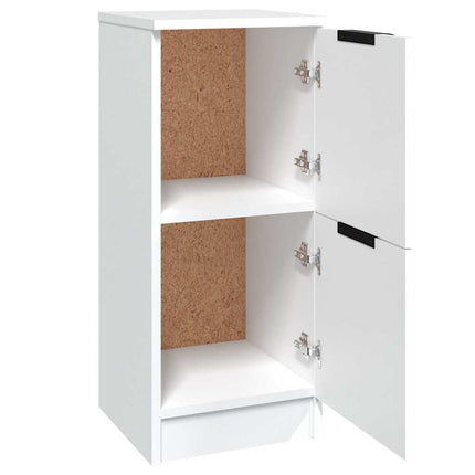 Skåp vit 30x30x70 cm konstruerat trä