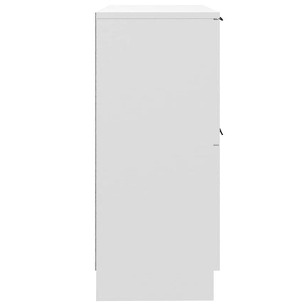 Skåp vit 30x30x70 cm konstruerat trä