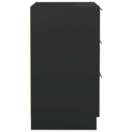 Sängbord 2 st svart 40x36x65 cm