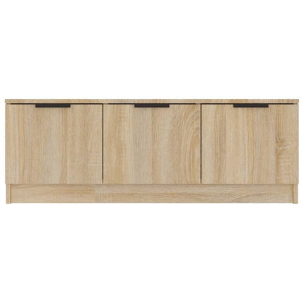Tv-bänk sonoma-ek 102x35x36,5 cm konstruerat trä